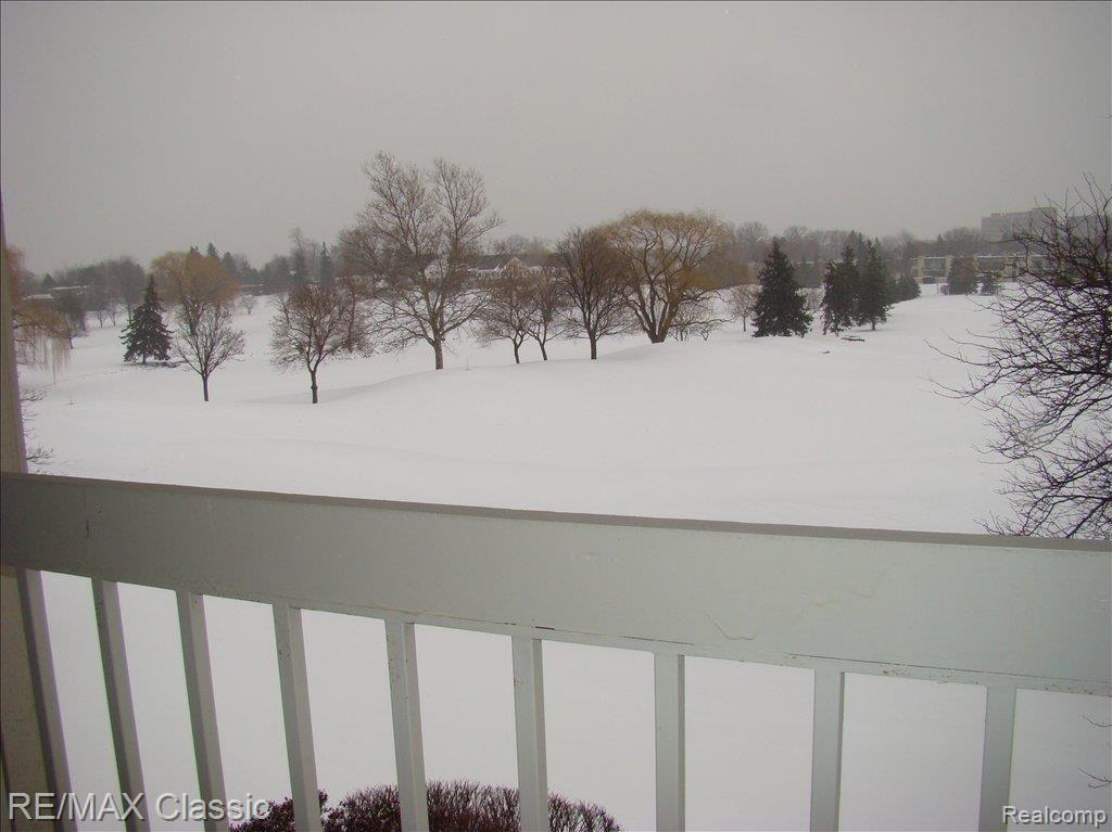 938 Golfview Court, Unit 20 Rochester, MI 48307 - Photo 12 of 15 VIEW FROM MASTER BALCONY
