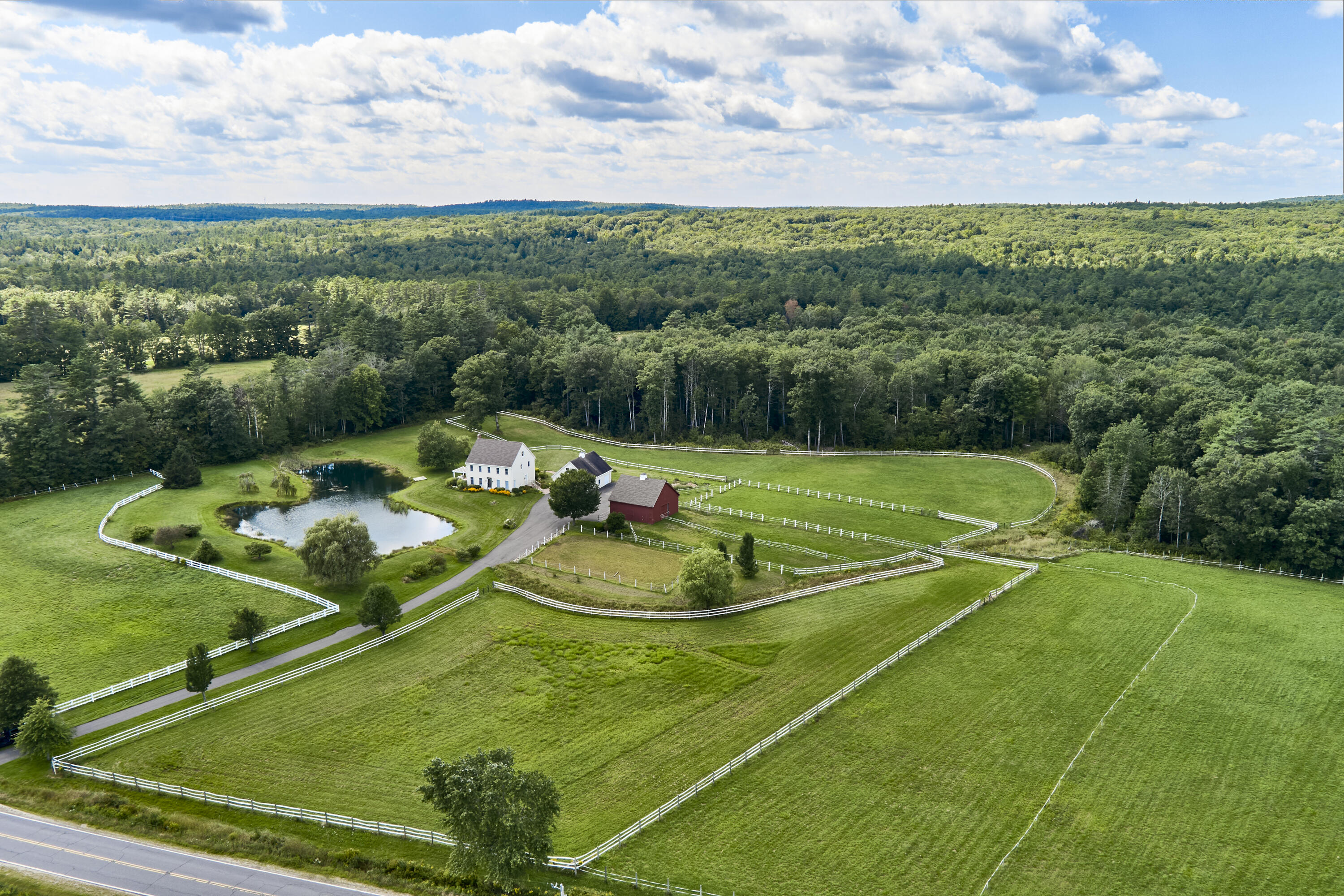 1828 Alna Road Alna, ME 04535 - Photo 5 of 101 Aerial front