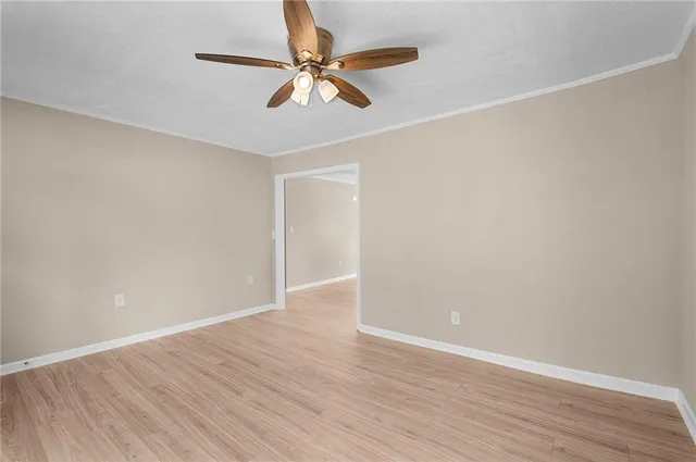 wooden floor in an empty room