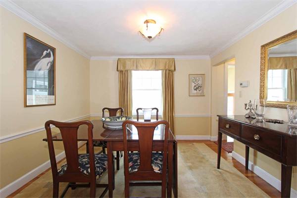 139 Richdale Road Needham, MA 02494 - Photo 4 of 25 a view of a dining room with furniture