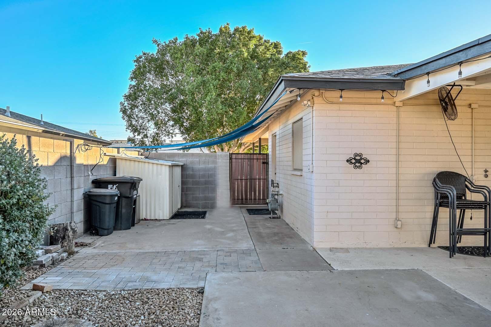 6816 East Coronado Road Scottsdale, AZ 85257 - Photo 34 of 41 Side Yard-Shed