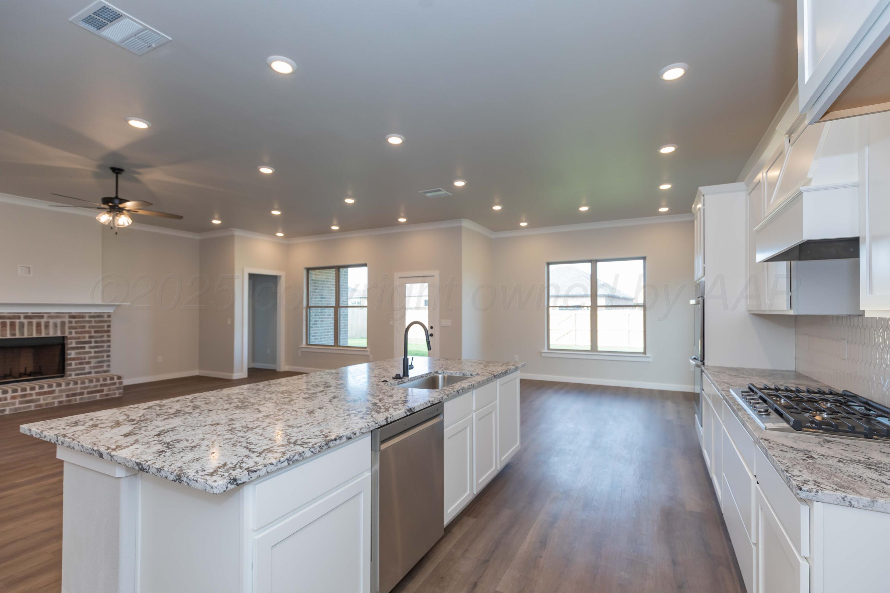 7606 Castleman Road Amarillo, TX 79119 - Photo 7 of 26 KITCHEN VIEW 2