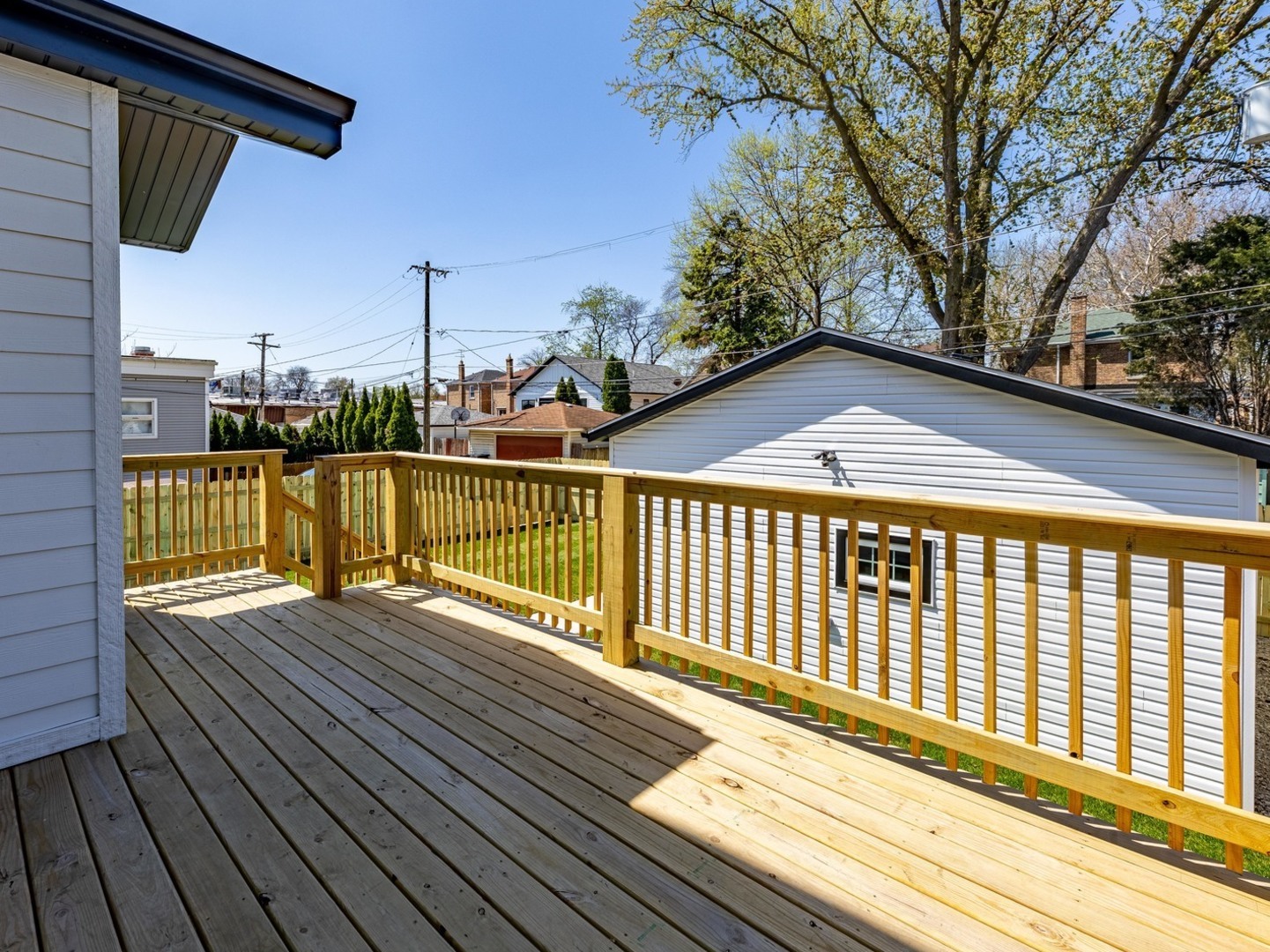 3548 Clinton Avenue Berwyn, IL 60402 - Photo 45 of 49 a view of balcony with wooden floor