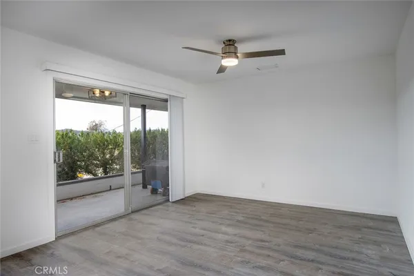 a bathroom with a sink vanity and a mirror