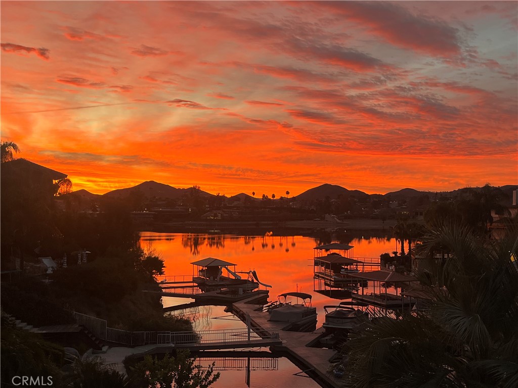 30026 Big Range Road Canyon Lake, CA 92587 - Photo 2 of 48 a view of lake with mountain