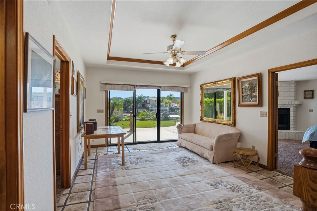 30026 Big Range Road Canyon Lake, CA 92587 - Photo 24 of 48 a living room with furniture and a large window