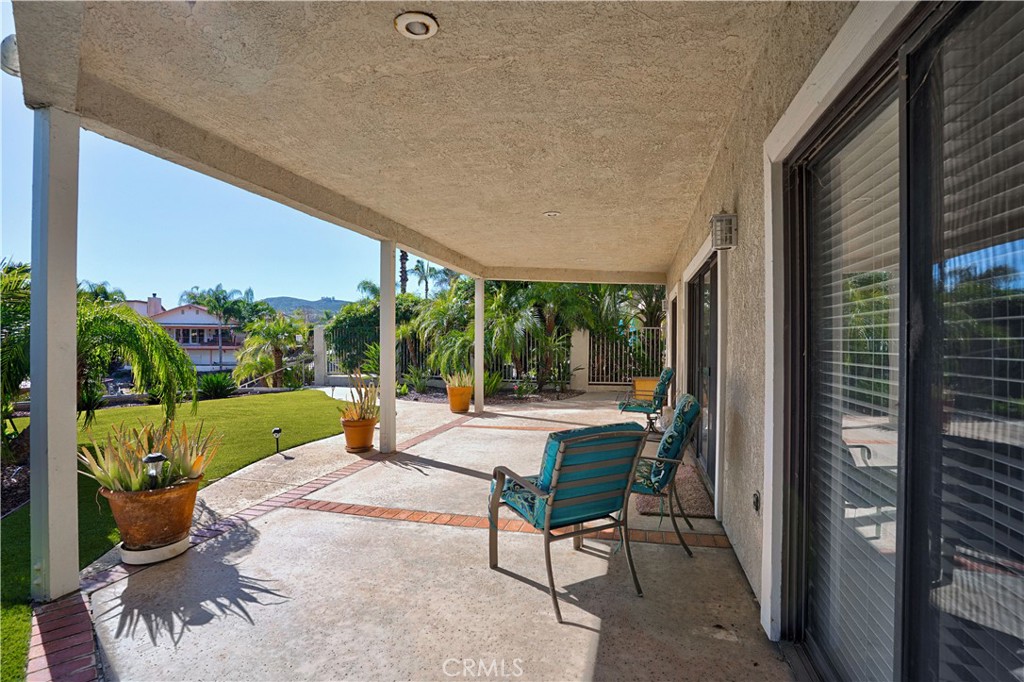 30026 Big Range Road Canyon Lake, CA 92587 - Photo 25 of 48 a garden view with a seating space and garden view