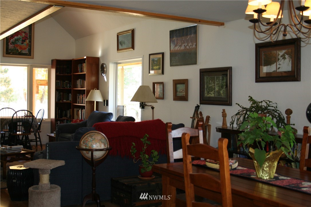 46 Beaver Pond Road Twisp, WA 98856 - Photo 17 of 31 a living room with furniture a fireplace and potted plants