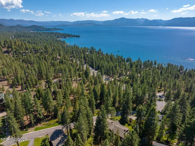 a view of a city with sunset