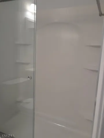 a close up of a shower