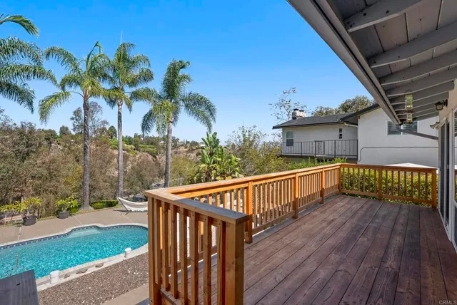 a view of outdoor space yard and swimming pool