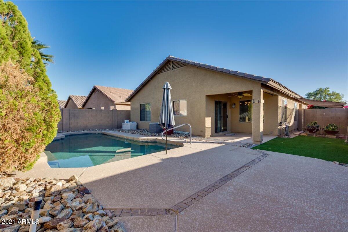 46176 West Tucker Road Maricopa, AZ 85139 - Photo 24 of 28 Pool Area and Side Yard