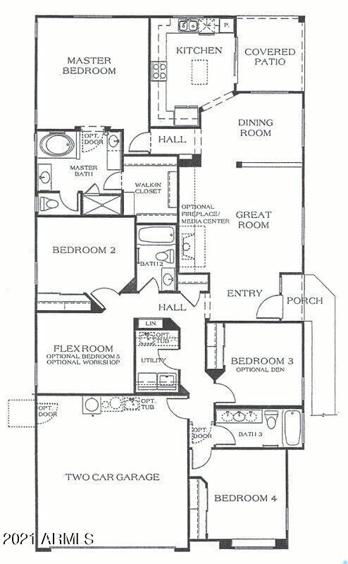 46176 West Tucker Road Maricopa, AZ 85139 - Photo 27 of 28 Floor Plan