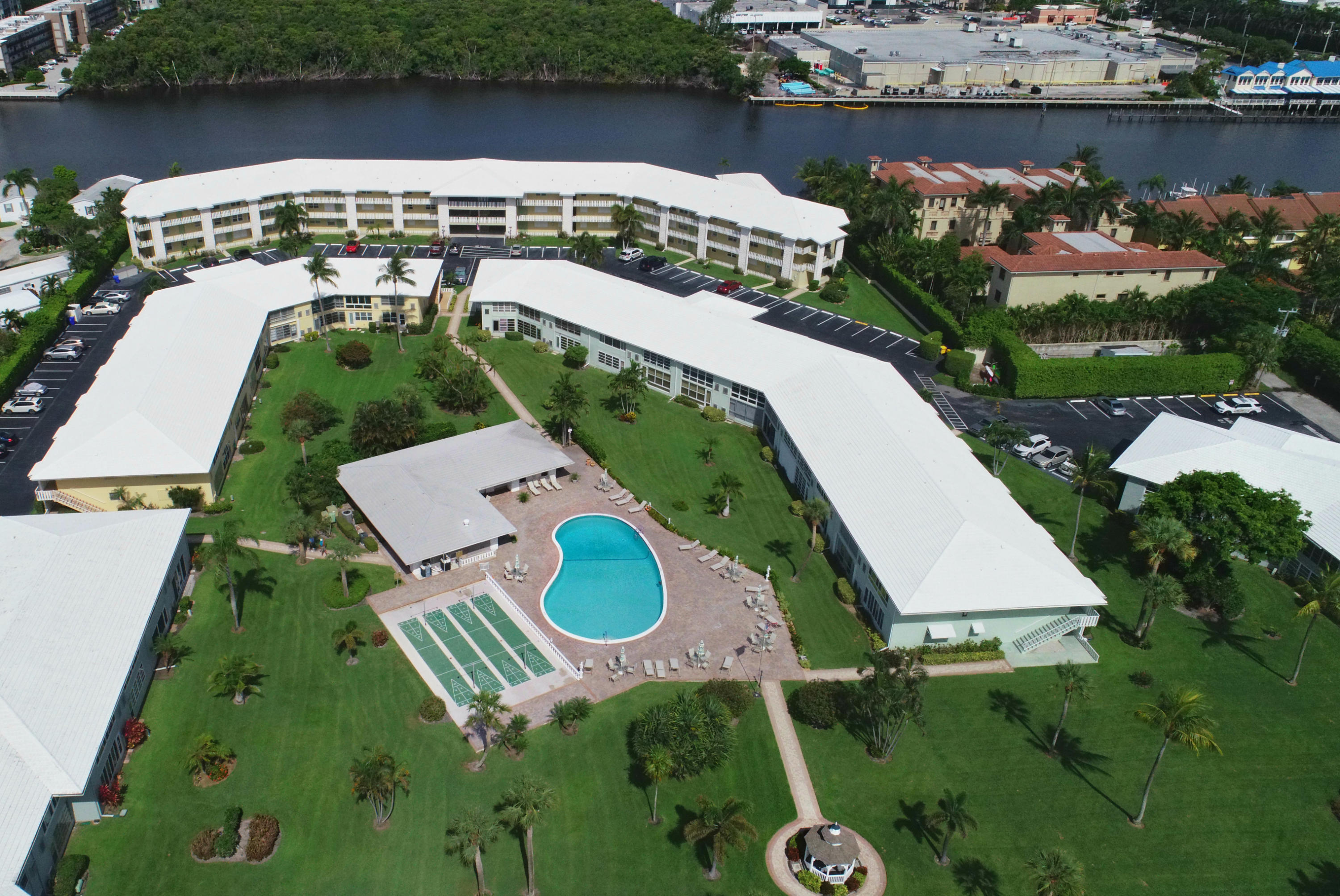 5520 North Ocean Boulevard, Unit 204 Ocean Ridge, FL 33435 - Photo 15 of 16 5520 N Ocean Blvd Aerial 4