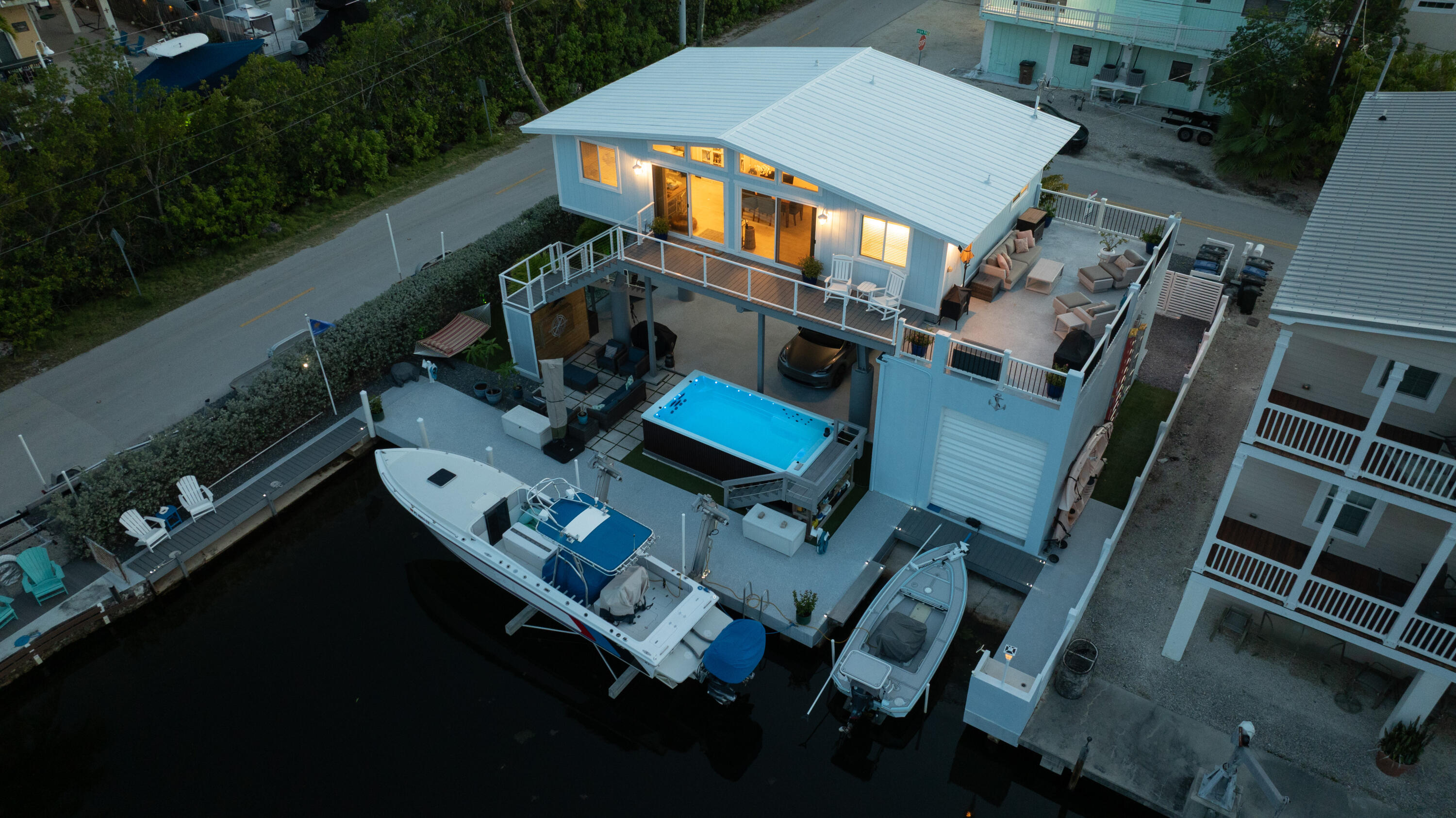 1 Snipe Road Key Largo, FL 33037 - Photo 51 of 55 an aerial view of a house