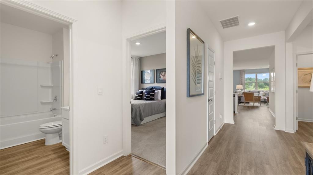 207 Cattle Drive Perry, GA 31069 - Photo 29 of 52 a view of a bathroom from a hallway