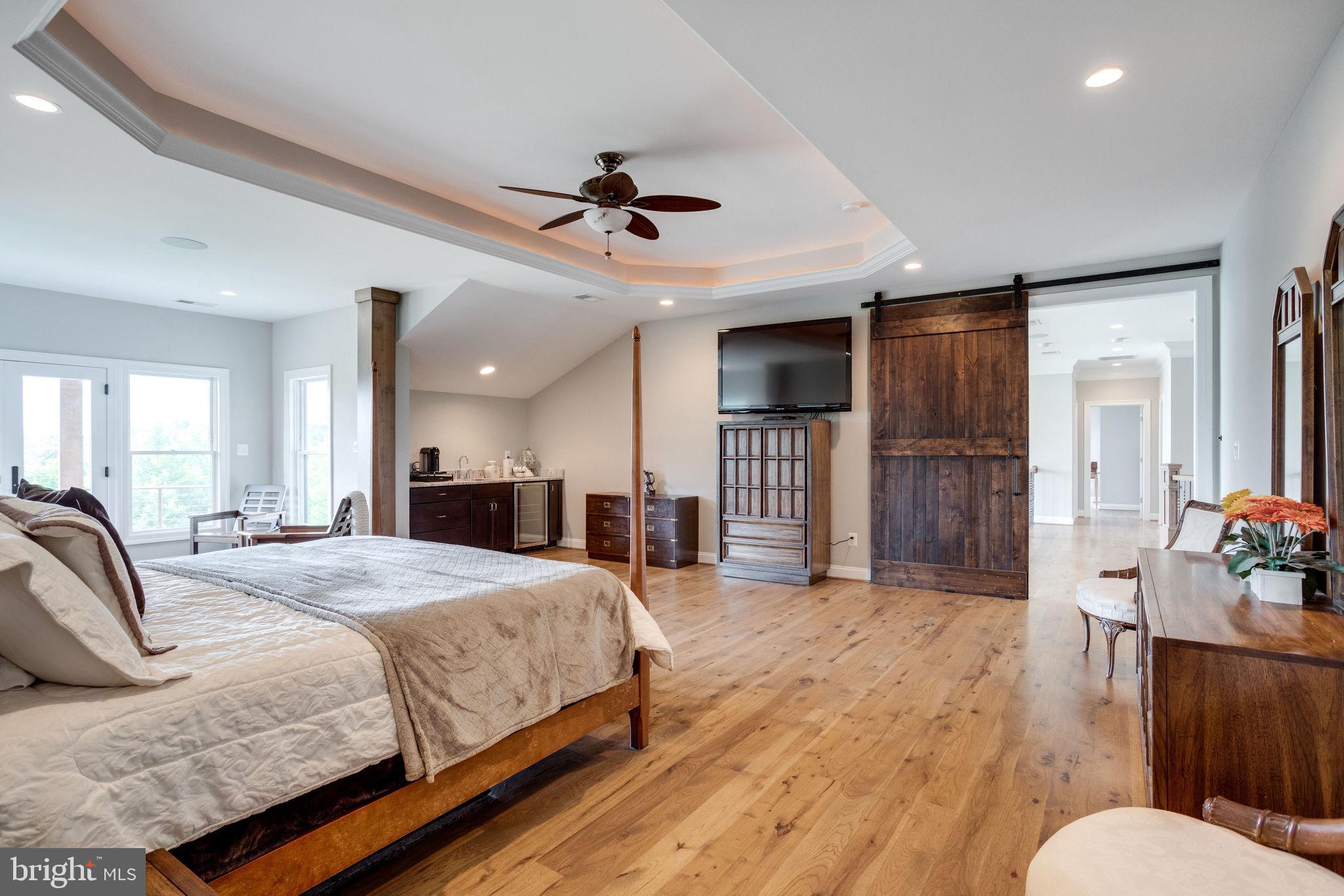 41820 Reservoir Road Leesburg, VA 20175 - Photo 68 of 131 Master Suite w/Sliding Barn Door