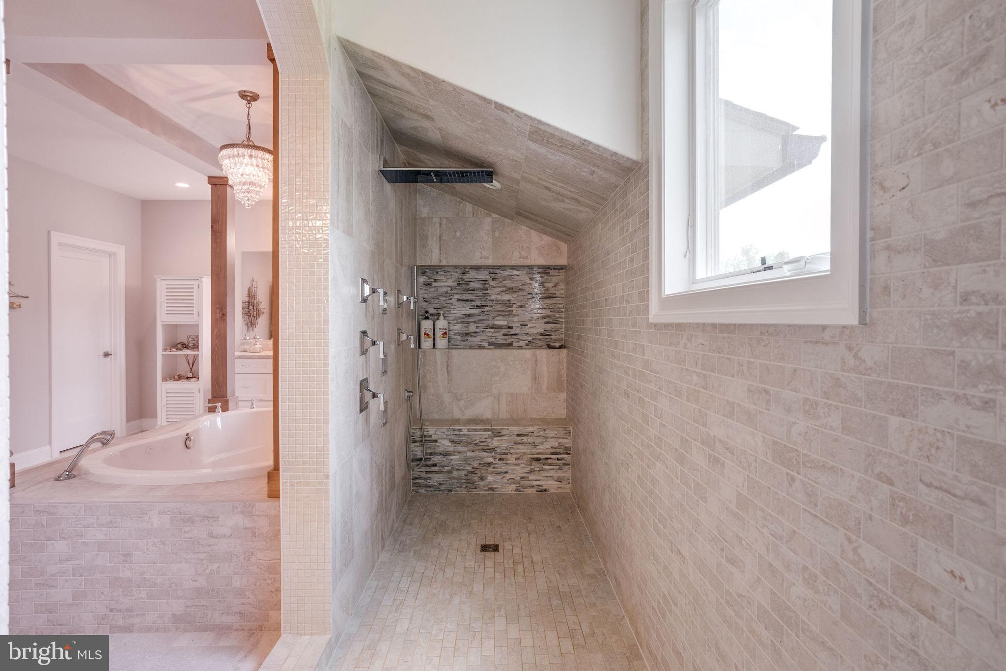 41820 Reservoir Road Leesburg, VA 20175 - Photo 76 of 131 Dual Walk In Shower w/Rain Shower Head