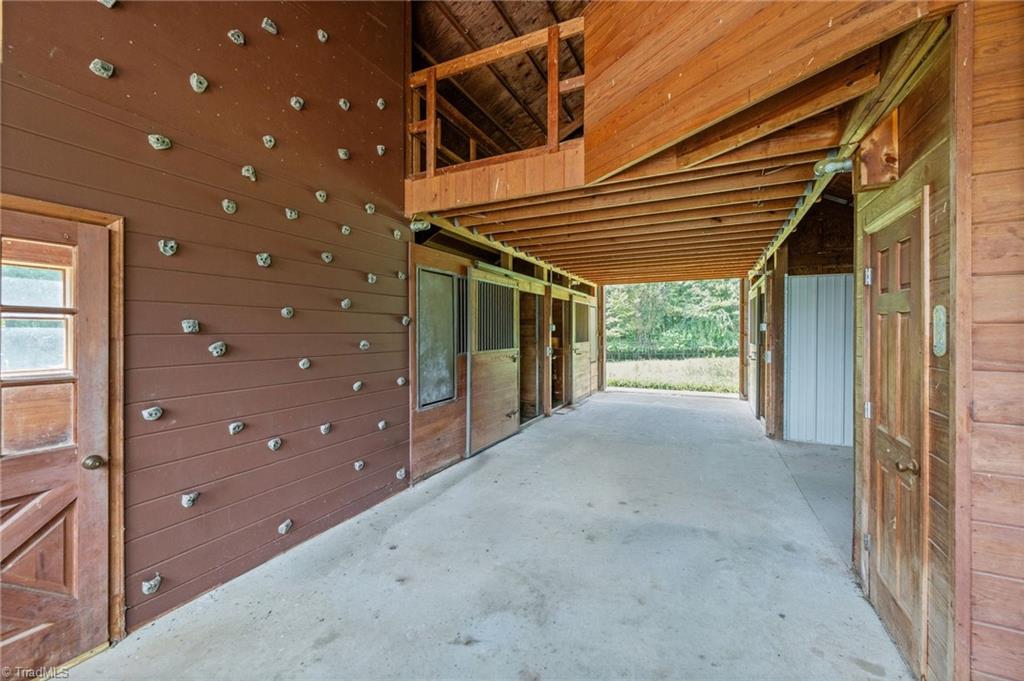1044 Lasley Road Lewisville, NC 27023 - Photo 43 of 50 Built-in rock climbing wall