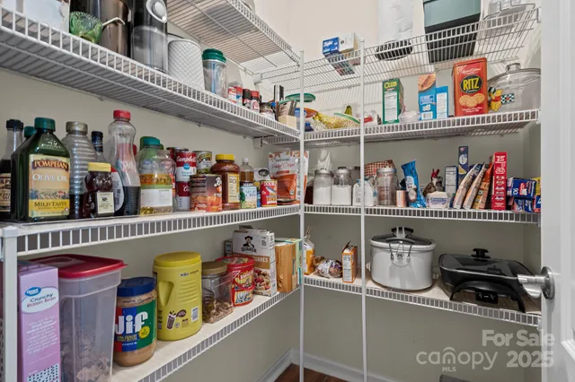 a view of storage and utility room