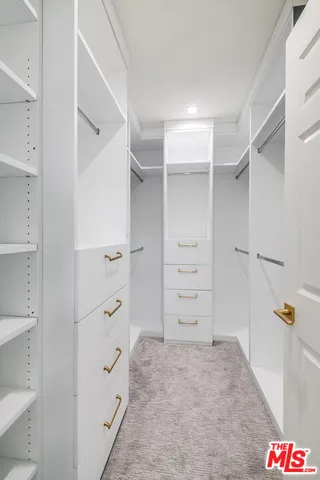 a view of walk in closet