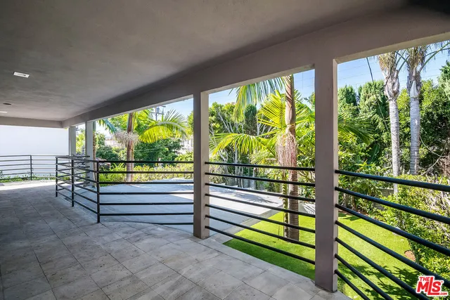 a view of outdoor space with seating