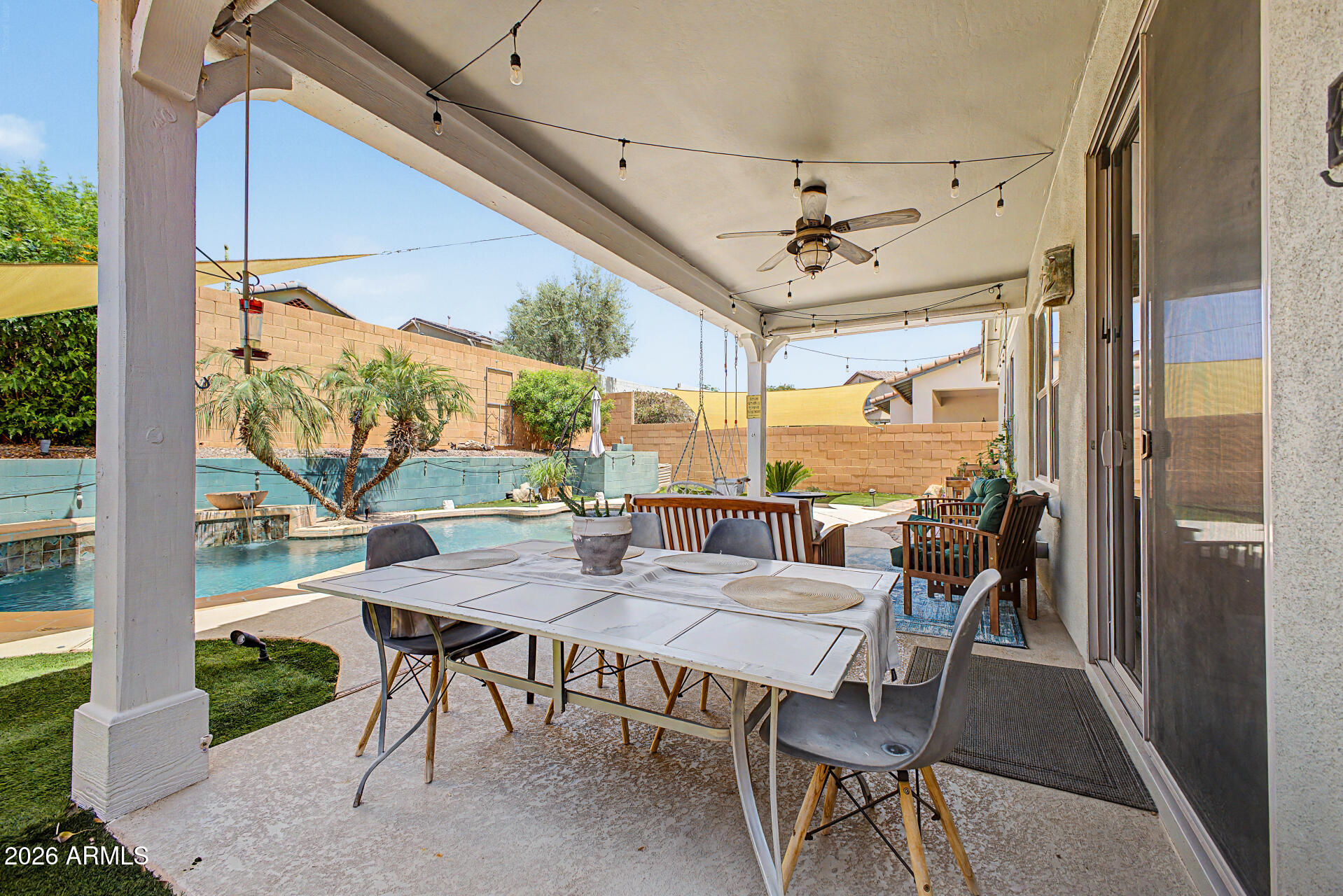 21052 West White Rock Road Buckeye, AZ 85396 - Photo 35 of 40 Backyard patio
