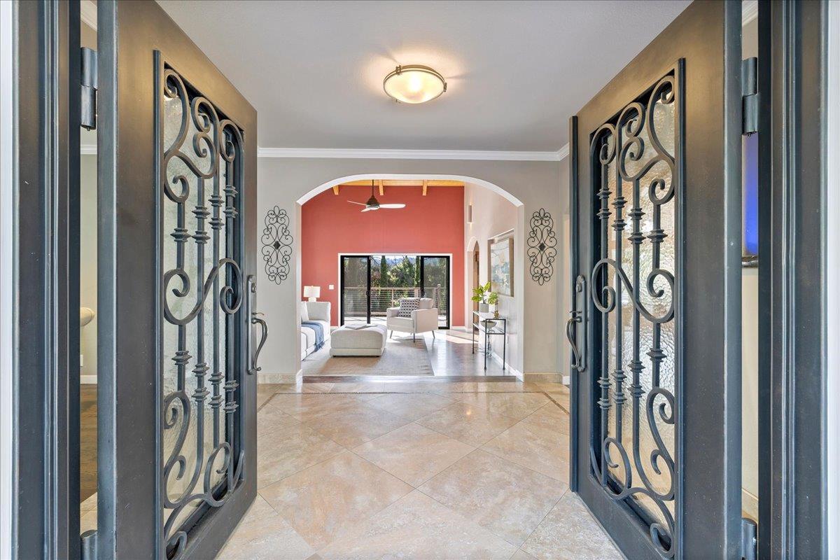 23435 Summit Road Los Gatos, CA 95033 - Photo 11 of 86 a view of a entryway door of a house
