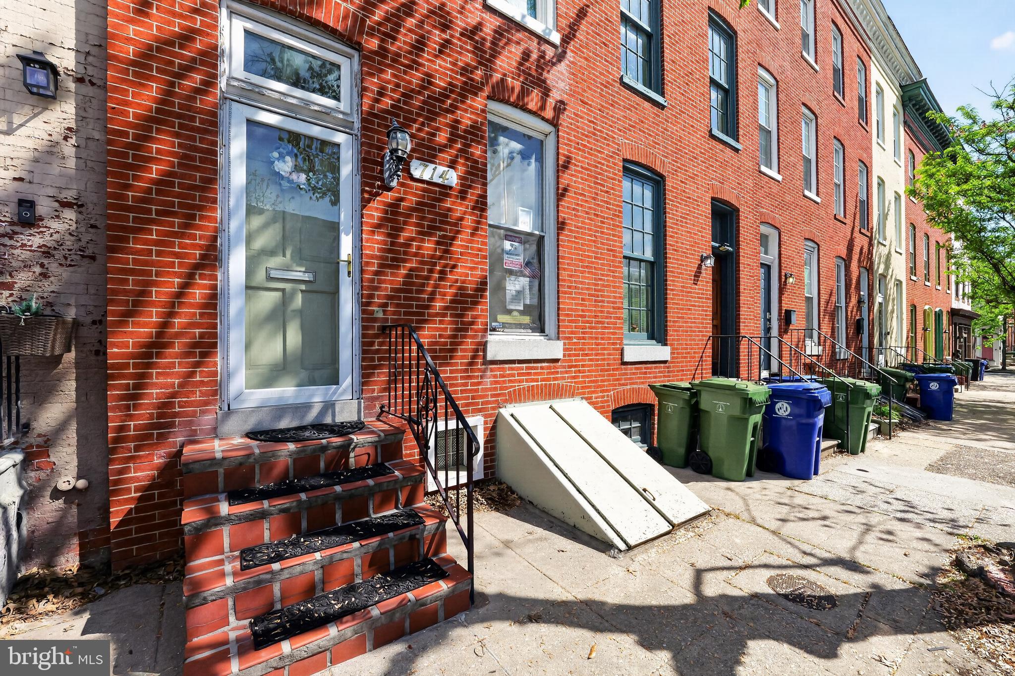 714 Portland Street Baltimore, MD 21230 - Photo 1 of 18 front view of a brick building