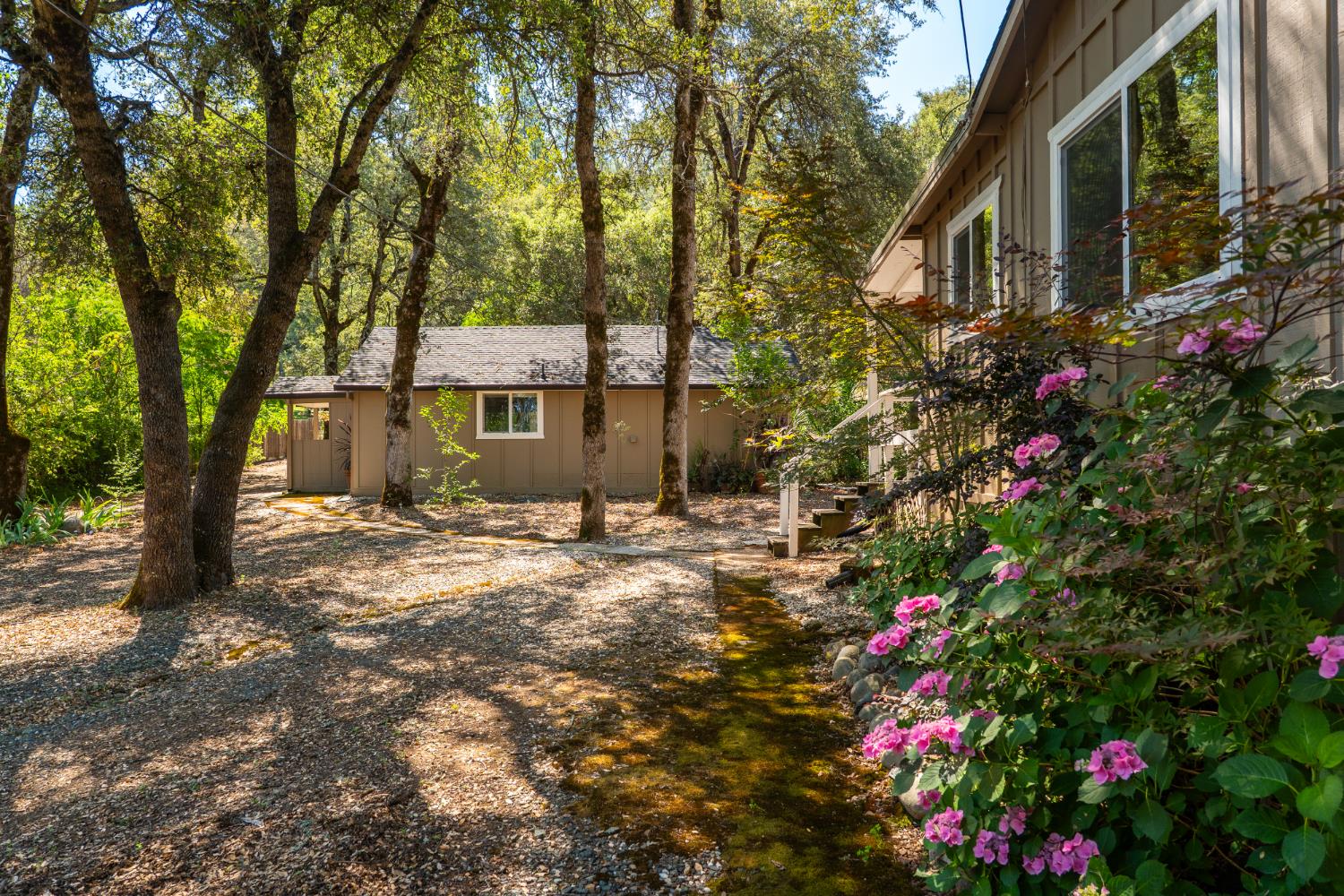 10875 Spenceville Road Penn Valley, CA 95946 - Photo 28 of 49 a view of a house with a yard and tree s