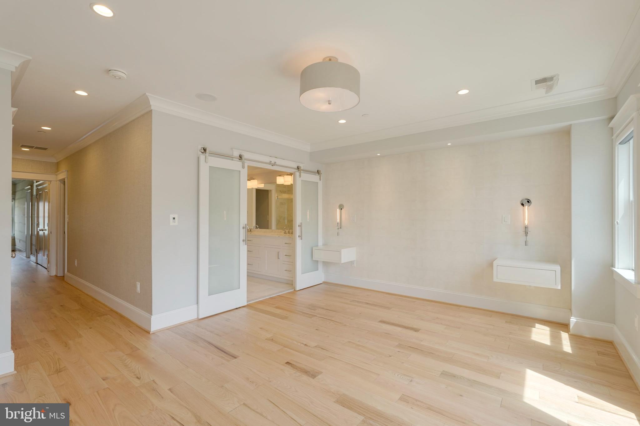 3616 T Street Northwest Washington, DC 20007 - Photo 14 of 49 a view of empty room with wooden floor