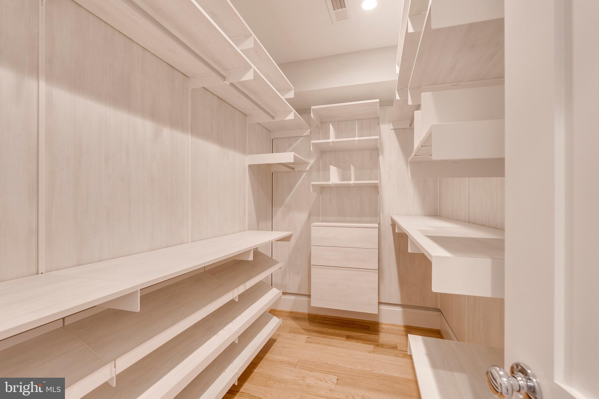 3616 T Street Northwest Washington, DC 20007 - Photo 20 of 49 a view of walk in closet with empty racks