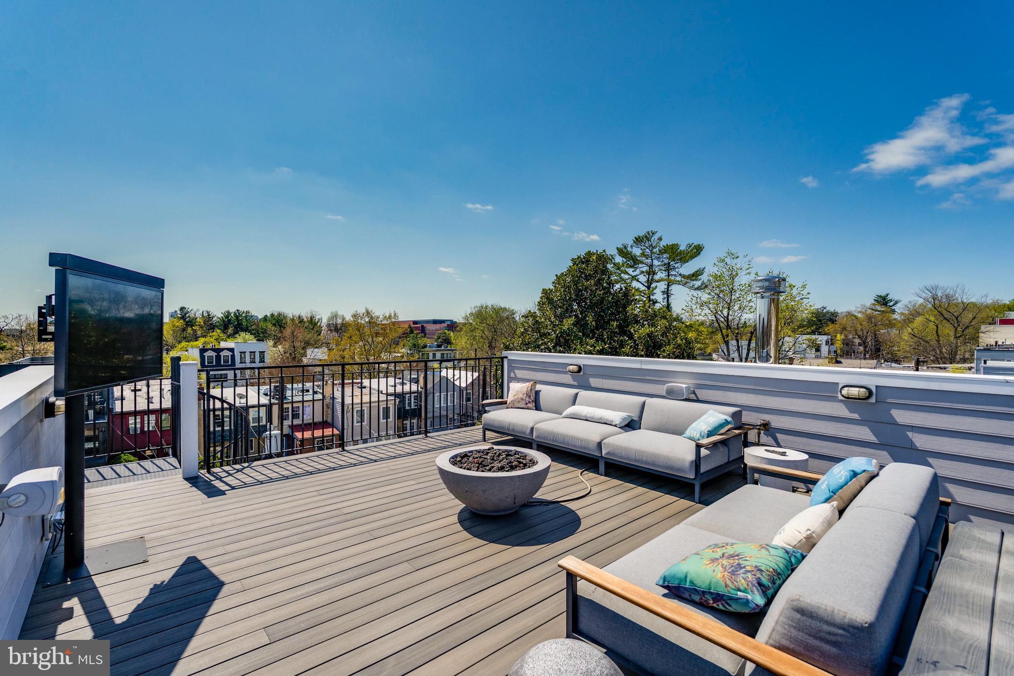 3616 T Street Northwest Washington, DC 20007 - Photo 39 of 49 a view of roof deck with patio