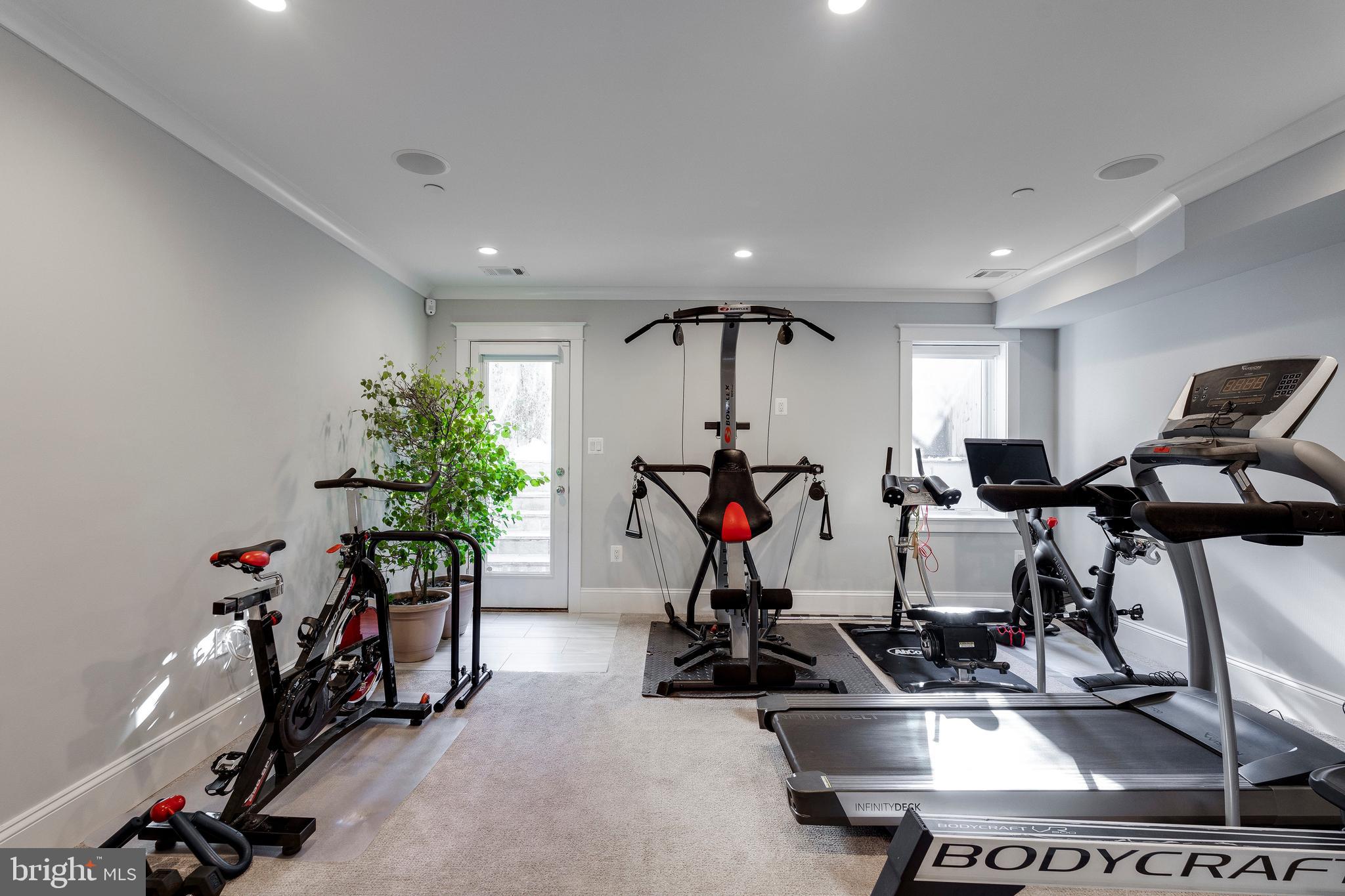 3616 T Street Northwest Washington, DC 20007 - Photo 42 of 49 a view of a room with gym equipment