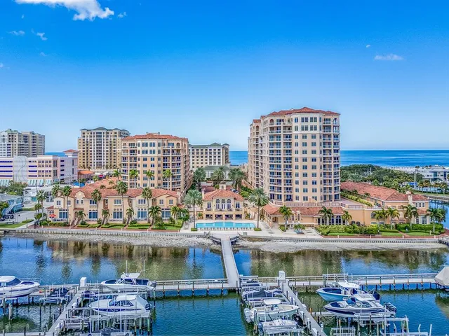 a front view of a building with street view