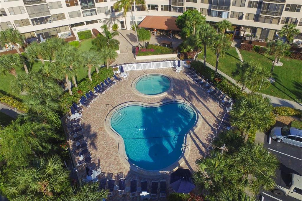 5855 Midnight Pass Road, Unit 420 Sarasota, FL 34242 - Photo 41 of 53 an aerial view of a house