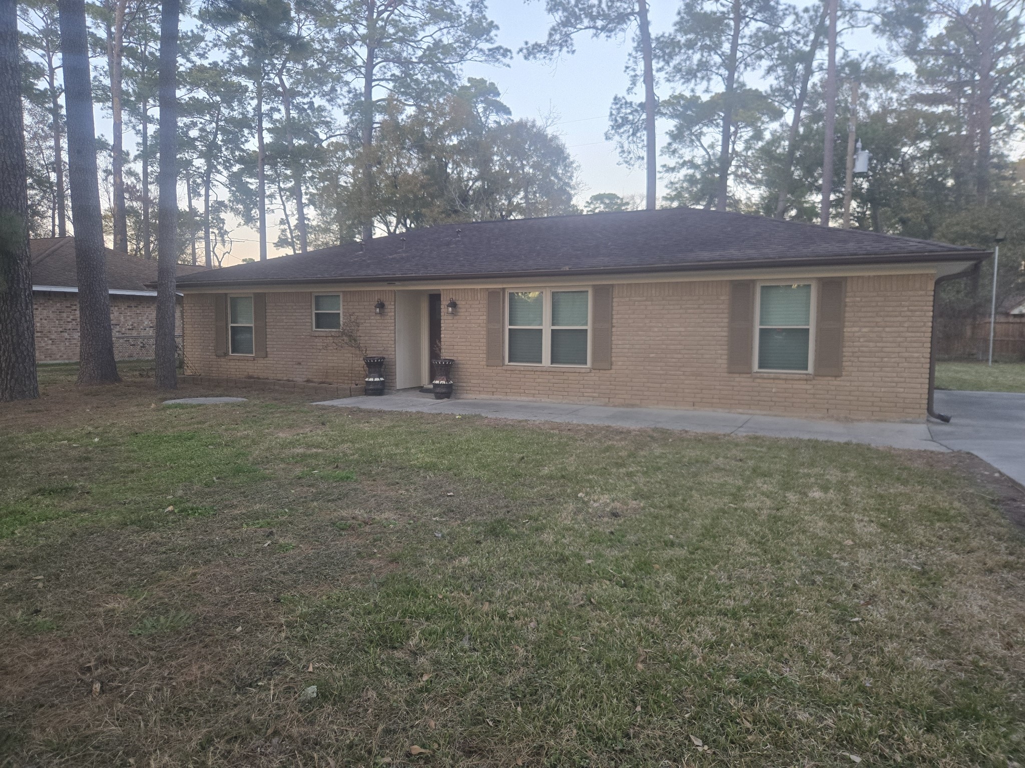 front view of house with a yard