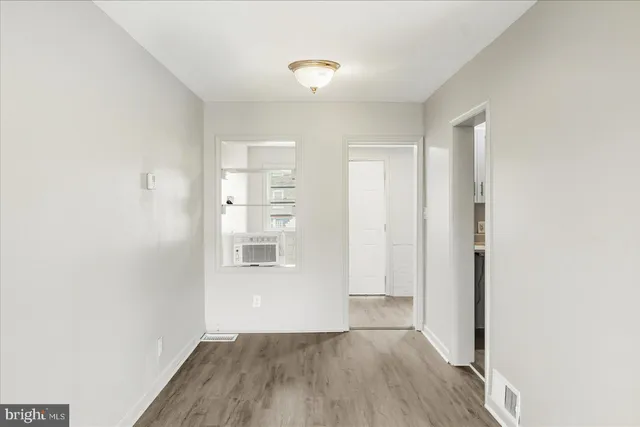a bathroom with a shower curtain