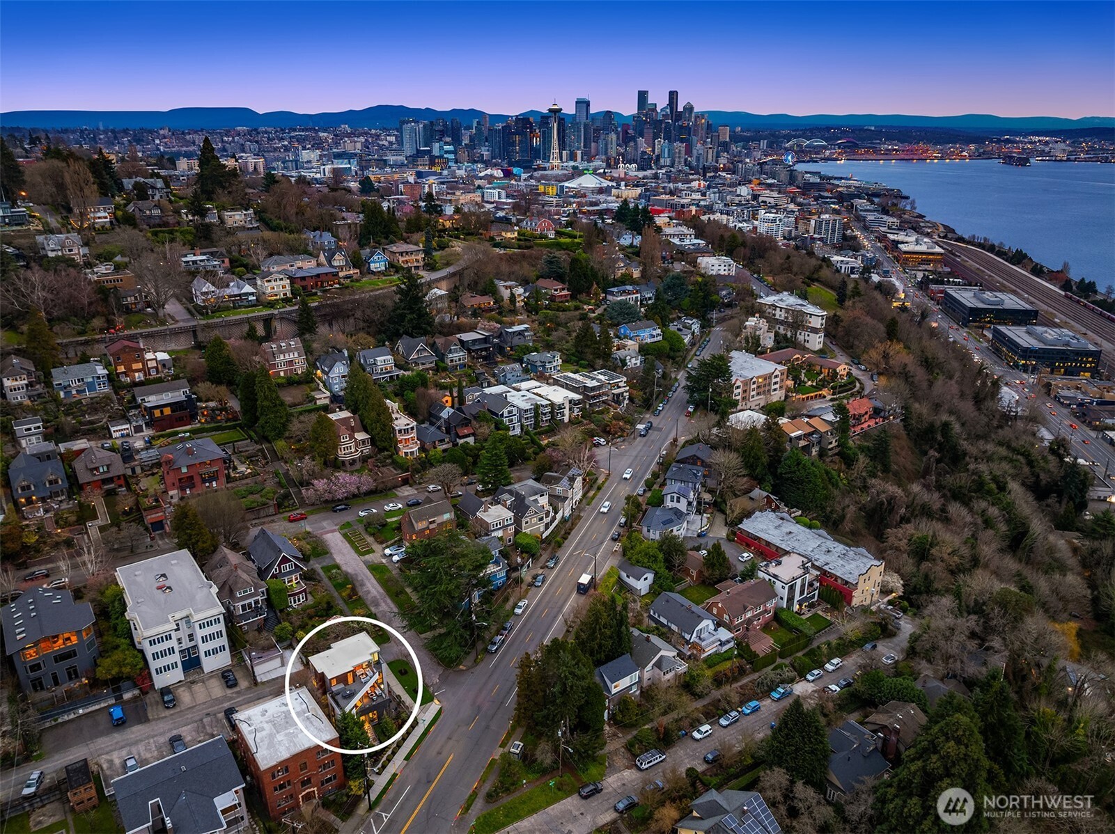 1400 Olympic Way West Seattle, WA 98119 - Photo 39 of 40 an aerial view of a city