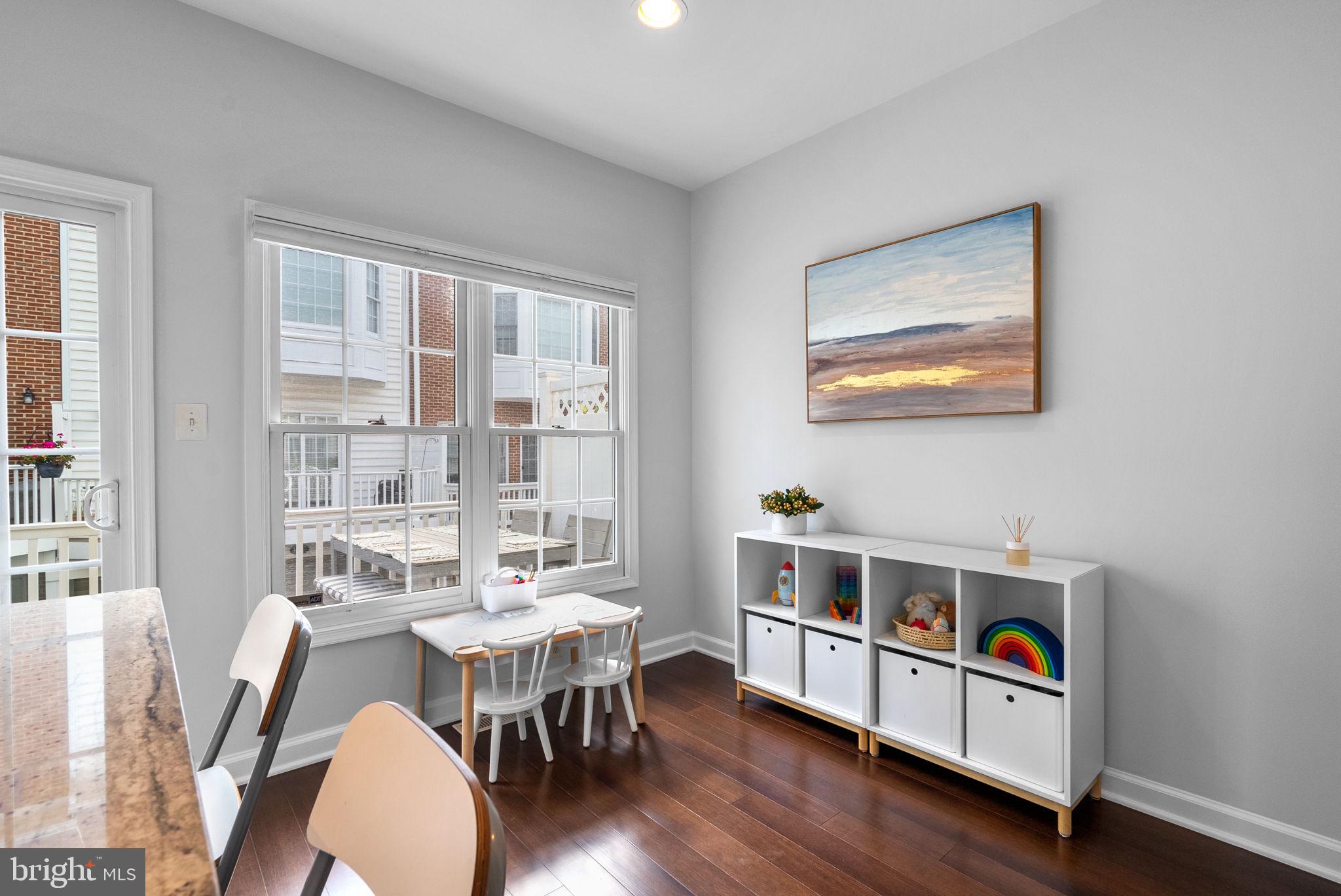 8521 Cameron Street Silver Spring, MD 20910 - Photo 15 of 45 Eat-in Kitchen or Flex Space for Play Area/Office