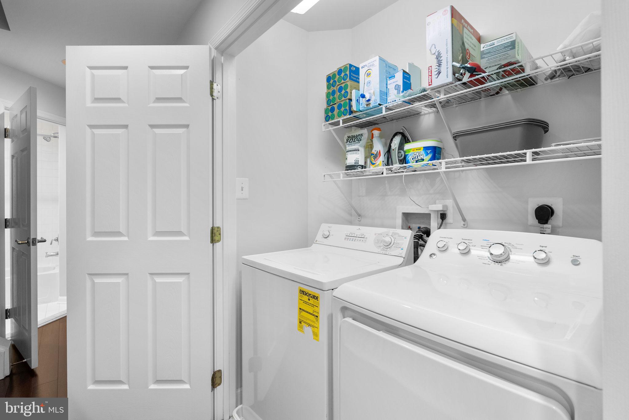 8521 Cameron Street Silver Spring, MD 20910 - Photo 23 of 45 Upper Level (1) Washer/Dryer Area