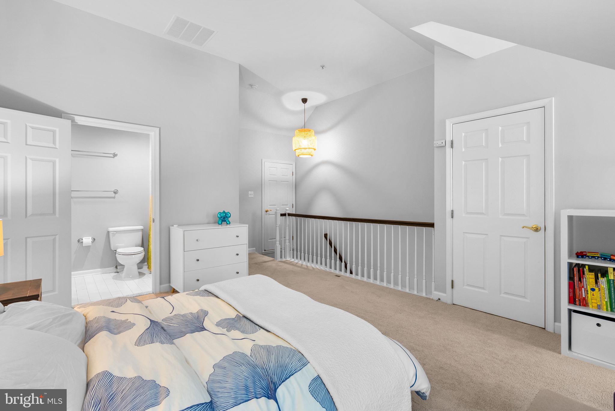 8521 Cameron Street Silver Spring, MD 20910 - Photo 29 of 45 Upper Level (2) 3rd Bedroom with Newer Carpet