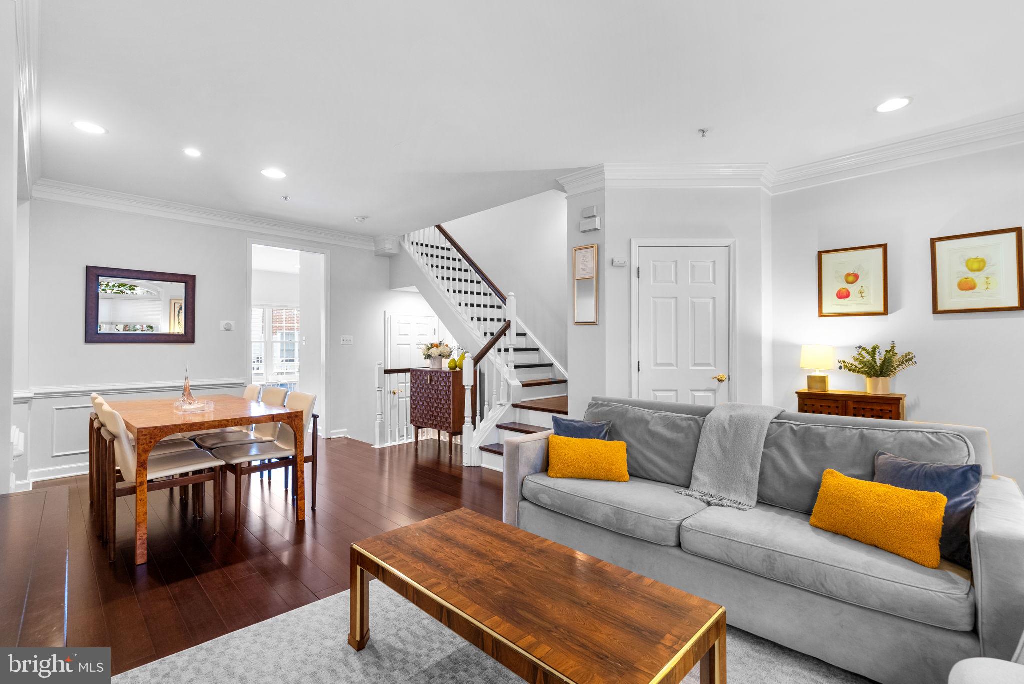 8521 Cameron Street Silver Spring, MD 20910 - Photo 5 of 45 Open Concept Living & Dining Room