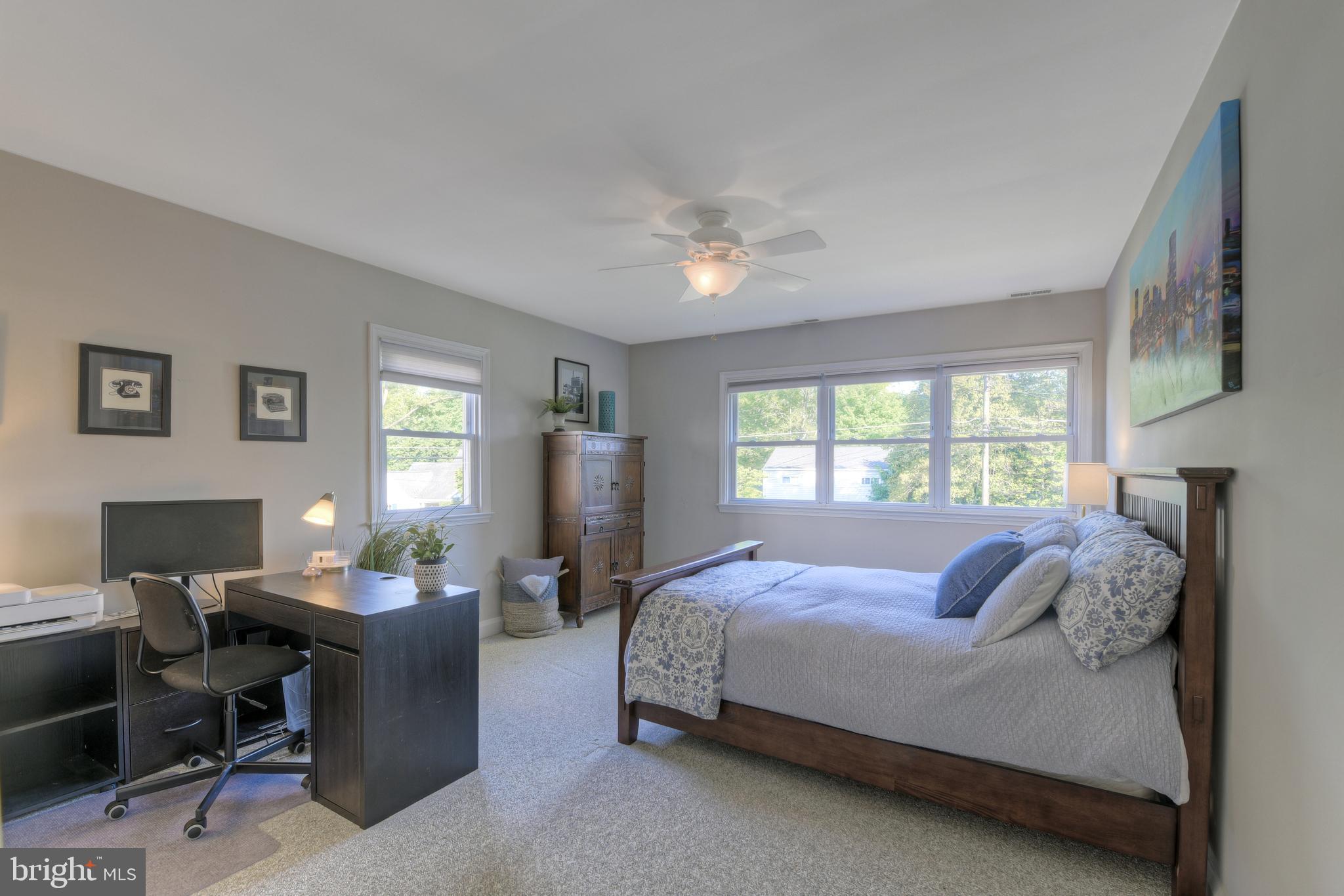 418 Range Road Baltimore, MD 21204 - Photo 23 of 39 Bedroom 2-Large w/ carpet and ceiling fan