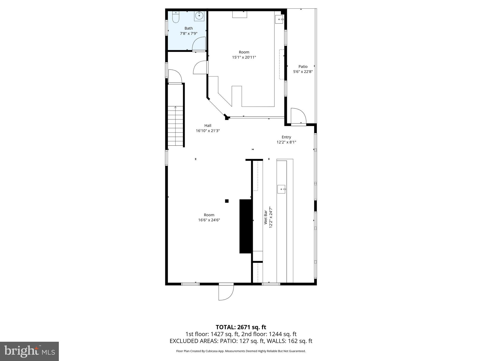 7 West Belle Street Ridgely, MD 21660 - Photo 15 of 18 a picture of a floor plan