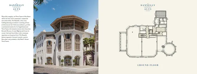 a front view of a building