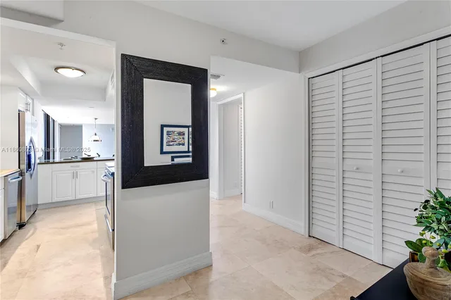 a view of a living room with a potted plant