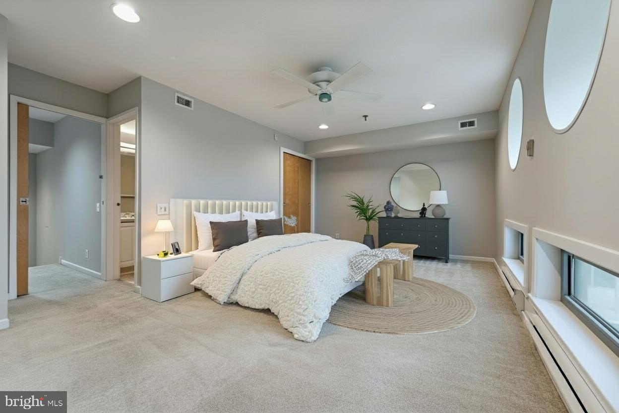 7 North Christopher Columbus Boulevard, Unit 130 Philadelphia, PA 19106 - Photo 32 of 44 Virtually staged 2nd bedroom