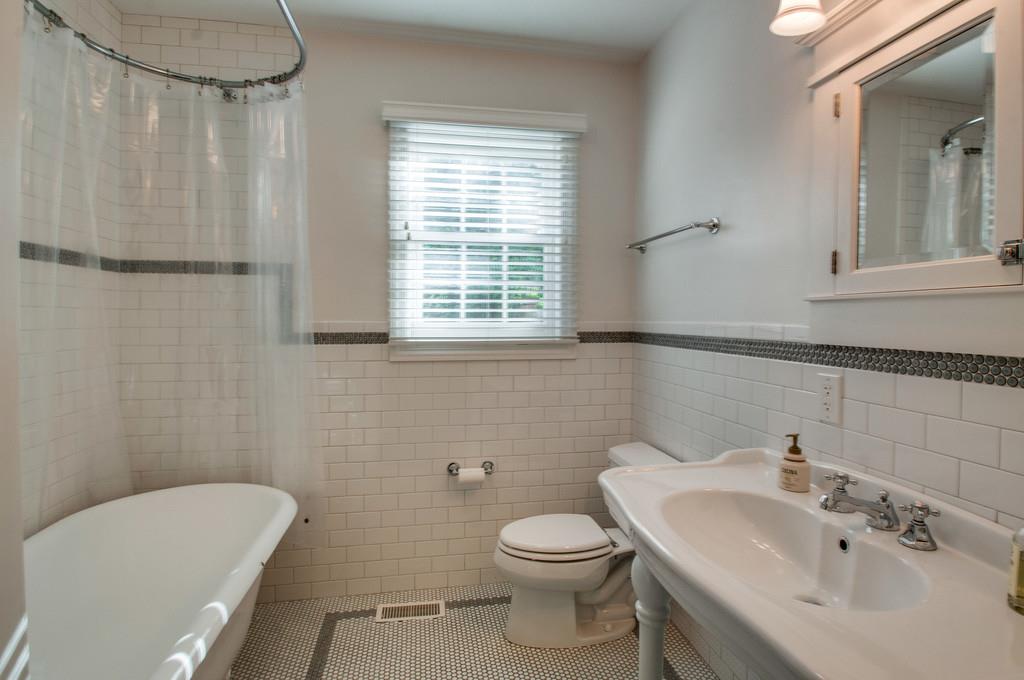 308 Page Road Nashville, TN 37205 - Photo 19 of 22 Downstairs full bath (bedroom 4 downstairs, not pictured)