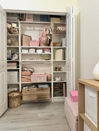 a room with a book shelf